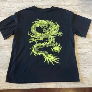 *SOLD* Neon dragon t-shirt